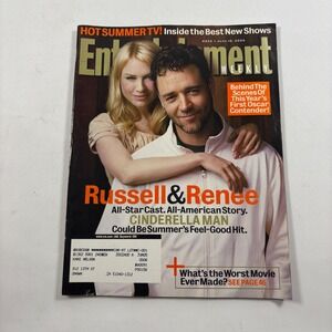 Entertainment Weekly June 10 2005 Russell Crowe Renee Zellweger Cinderella Man